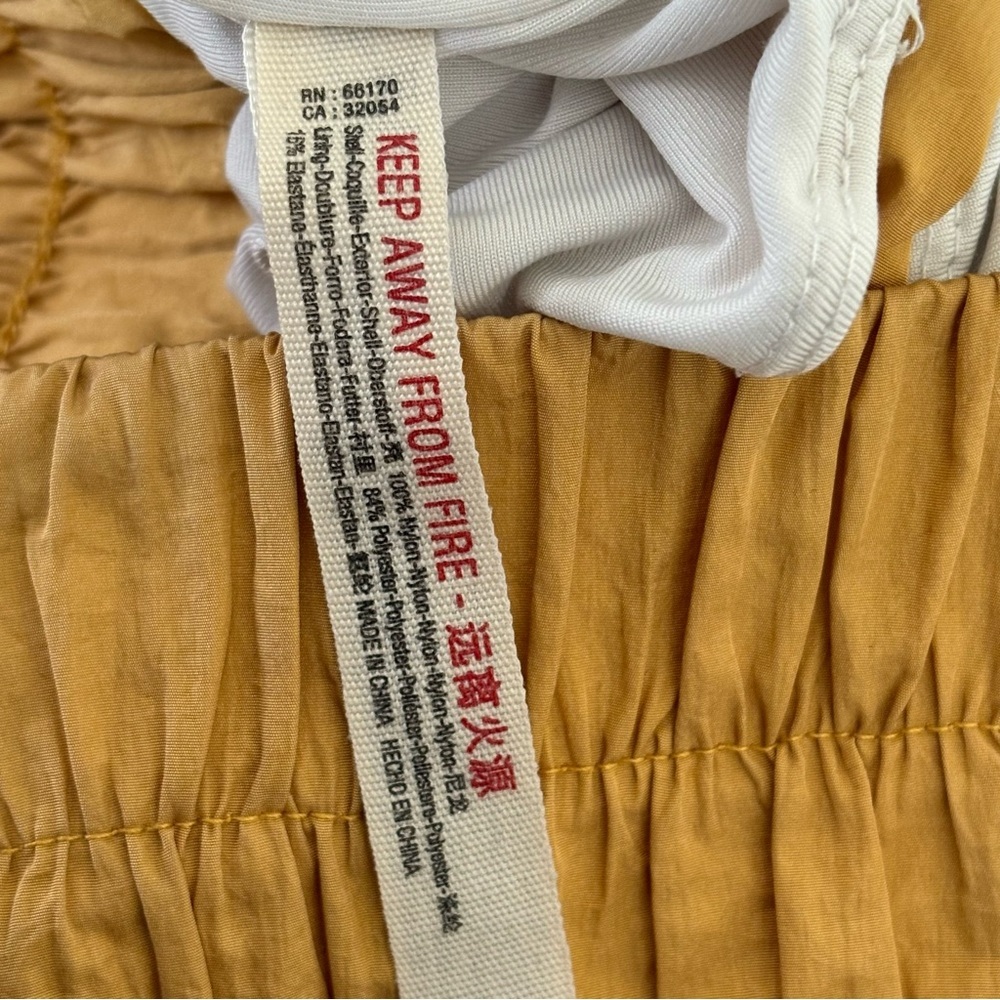 Free People Movement The Way Home Shorts in Honey Mellow Medium - Picture 12 of 12